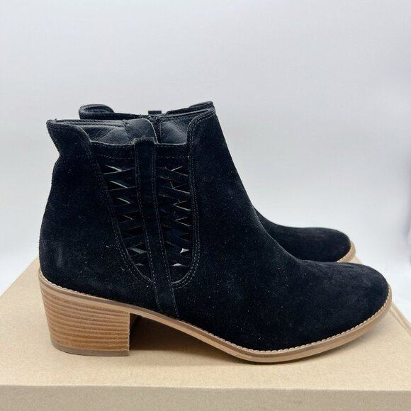 Paul Green Vienna Chelsea Ankle Boots Black Soft Suede US 9 UK 6.5 - $520 - Picture 3 of 13